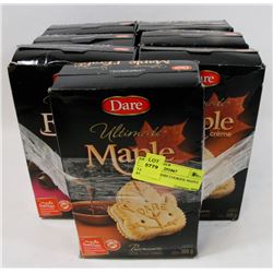 7 BOXES OF DARE COOKIES, MAPLE AND FUDGE
