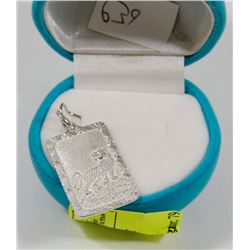 39) STERLING SILVER PENDANT