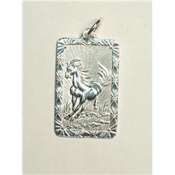 52) STERLING SILVER PENDANT