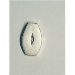 55) STERLING SILVER CUBIC ZIRCONIA PENDANT