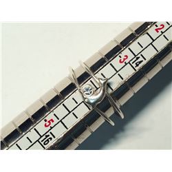 60) STERLING SILVER CUBIC ZIRCONIA RING