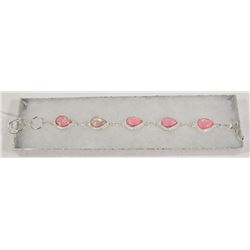 #140-AUSTRALIAN TRIPLE OPAL GEMSTONE BRACELET