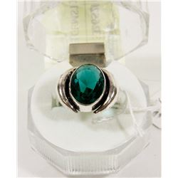 #110-APATITE GEMSTONE RING