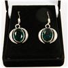 Image 1 : #112-APATITE GEMSTONE EARRINGS