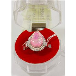 #145-AUSTRALIAN TRIPLE OPAL GEMSTONE RING