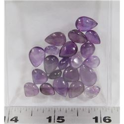 #42-NATURAL PURPLE AMETHYST GEMSTONE  63CT