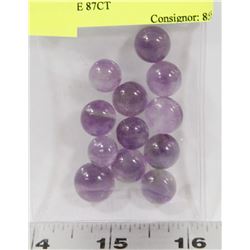 #39-NATURAL PURPLE AMETHYST GEMSTONE 87CT
