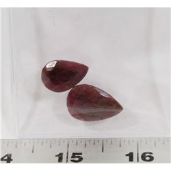 #26-NATURAL RED RUBY GEMSTONE 34CT