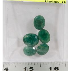 #29-NATURAL GREEN EMERALD GEMSTONE 42CT