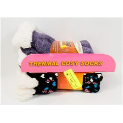 2 PACK OF LADIES COZY SOCKS