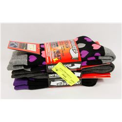 3 PACK OF LADIES HEAT WAVE SOCKS