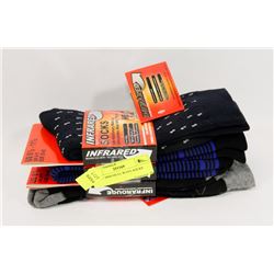 3PK OF MENS HEAT WAVE SOCKS