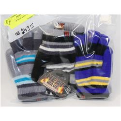 3PK OF KIDS "HEAT WAVE" GLOVES