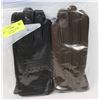 Image 1 : 2 PACK OF LADIES LEATHER GLOVES, SIZE LARGE