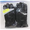 Image 1 : 2 PACK OF MENS LEATHER GLOVES, SIZE MED