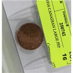 1916 CANADIAN LARGE PENNY