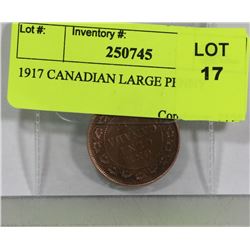 1917 CANADIAN LARGE PENNY