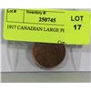 Image 1 : 1917 CANADIAN LARGE PENNY