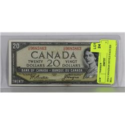 1954 CANADIAN DEVILS FACE $20 BILL