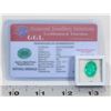 Image 1 : #19-NATURAL GREEN EMERALD GEMSTONE 9.37CT