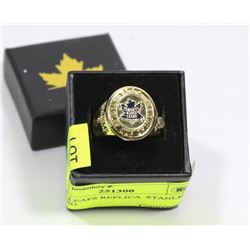MAPLE LEAFS REPLICA  STANLEY CUP RING