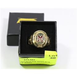 MONTREAL MAROONS REPLICA  STANLEY CUP RING