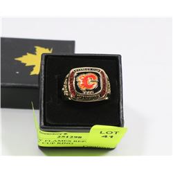 CALGARY FLAMES REPLICA  STANLEY CUP RING
