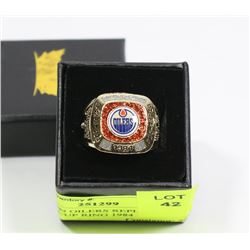 EDMONTON OILERS REPLICA  STANLEY CUP RING 1984