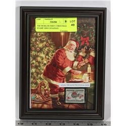 THE WORLDS FIRST CHRISTMAS STAMP 1898 CANADIAN