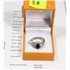 Image 1 : STERLING SILVER GARNET & TOPAZ RING SZ 7 W/ COA
