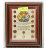 Image 1 : FRAMED CANADIAN PENNY COLLECTION