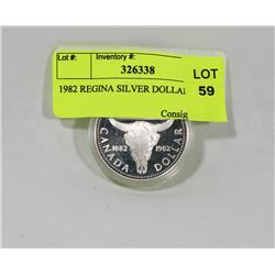 1982 REGINA SILVER DOLLAR