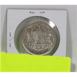 1941 CANADIAN 50 CENT COIN.