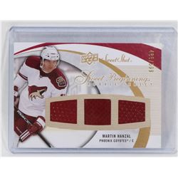MARTIN HANZAL ROOKIE , EVENT USED MEMORABILIA CARD