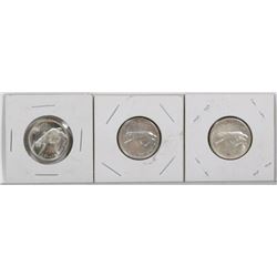 LOT OF 3 CANADIAN PUMA 1867-1968 SILVER 25 CENT