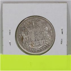1942 CANADIAN 50 CENT COIN.