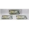 Image 1 : LOT OF THREE 1973 CANADIAN SEQUENTIAL $1.00 BANK