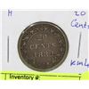 Image 1 : 1882 NEWFOUNDLAND SILVER 20 CENT COIN.