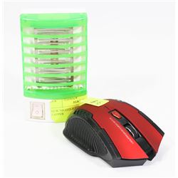 NEW WIRELESS OPTICAL MOUSE SOLD WITH BUGZAPPER