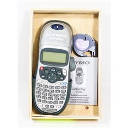 WOOD BOX W/DYMO LETRATAG LT-100H,