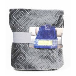 NEW LIFE COMFORT EMBOSSED PLUSH THROW