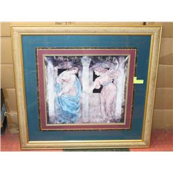 CUSTOM FRAMEDAND MATTED PRINT