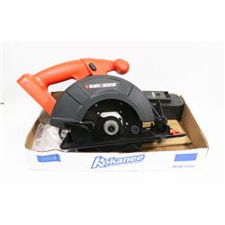 BLACK & DECKER CORDLESS SKIL SAW W/ BATTERY AND