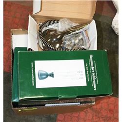 BOX INCLUDING, BUG VACCUM, SHOWER HEAD,