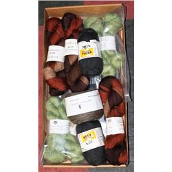 SILK AND WOOL BLENDS FLAT