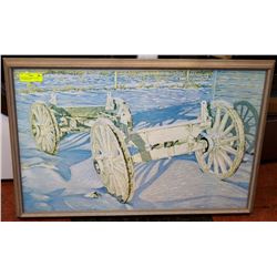 FIFTH WHEEL WAGON, FRAMED , 1974 HERB SELLIN