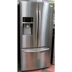 SAMSUNG STAINLESS STEEL FRIDGE.