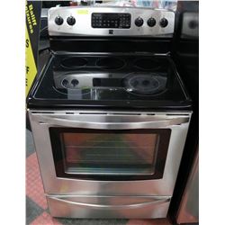 KENMORE STAINLESS STEEL STOVE.