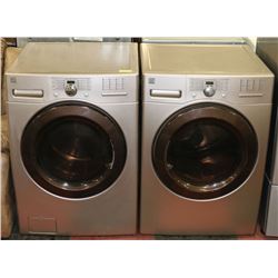 KENMORE WASHER & DRYER SET WITH SIDE VENTING.
