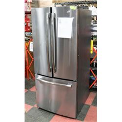 GE 20.8CU FT FRENCH DOOR BOTTOM MOUNT FRIDGE.